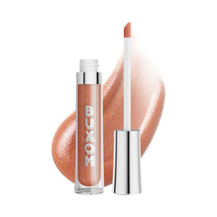 Buxom Full-On Plumping Lip Polish Sarina in nude brown with diamond sparkle for a high-shine look