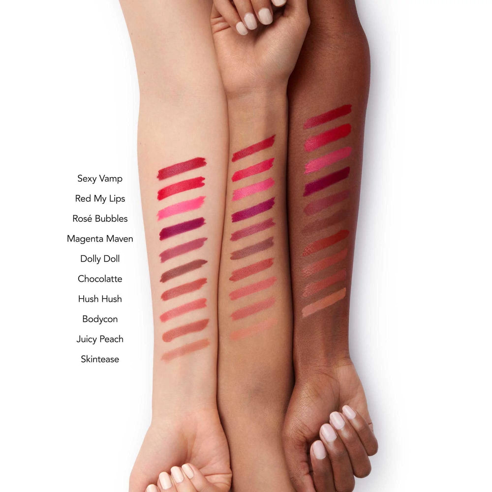 Buxom Dolly Doll hydration from peptides and hyaluronic acid