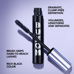 Close look at rich black pigments and nourishing ingredients in the formula.