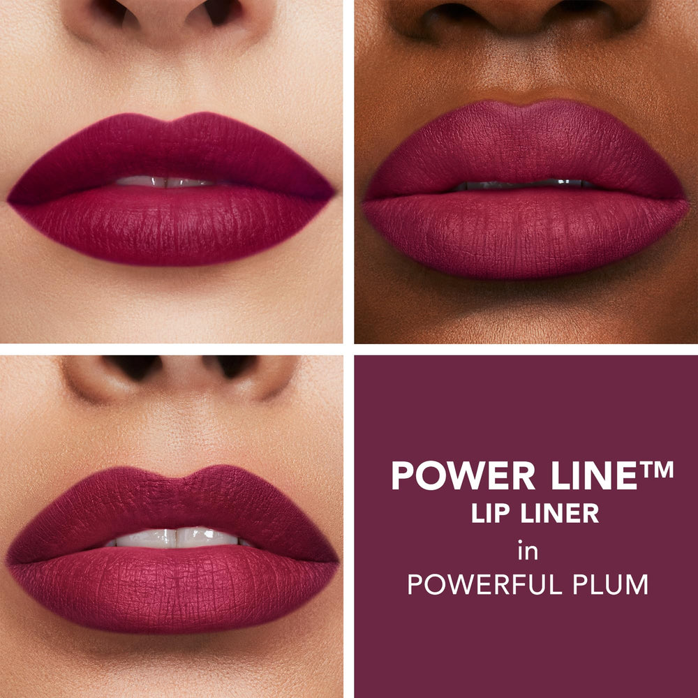 BUXOM Power Line matte finish provides all-day waterproof color.