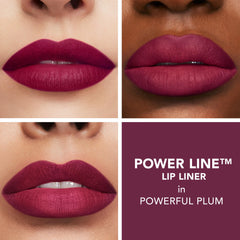 BUXOM Power Line matte finish provides all-day waterproof color.