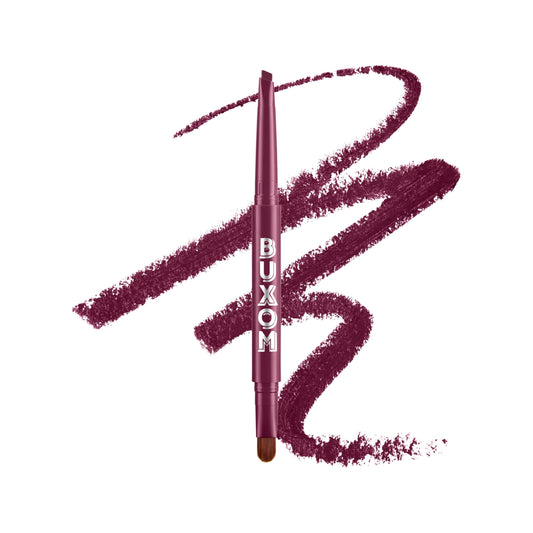 BUXOM Power Line Powerful Plum defines lips with precise, long-wear color.