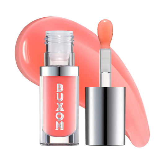 Buxom Trixie glossy lip oil tube delivers instant shine and hydration
