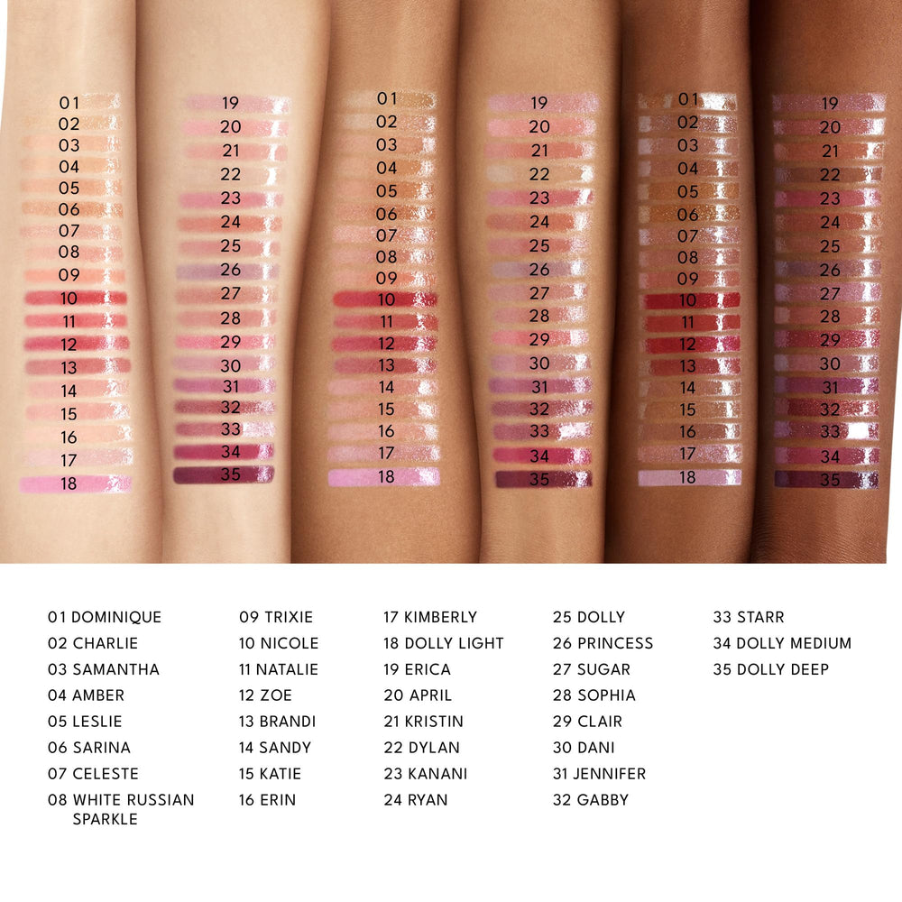 Vitamin E nourishes lips while delivering glossy shine