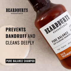 Beardburys Pure Balance vegan and pH-balanced care aligns with eco-friendly routines