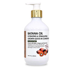 By Natures Batana Oil Leave-In Conditioner bottle showing hydrating care and growth support.