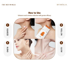 BYMOLIA neck decollete smoothing for elevated skin appearance.