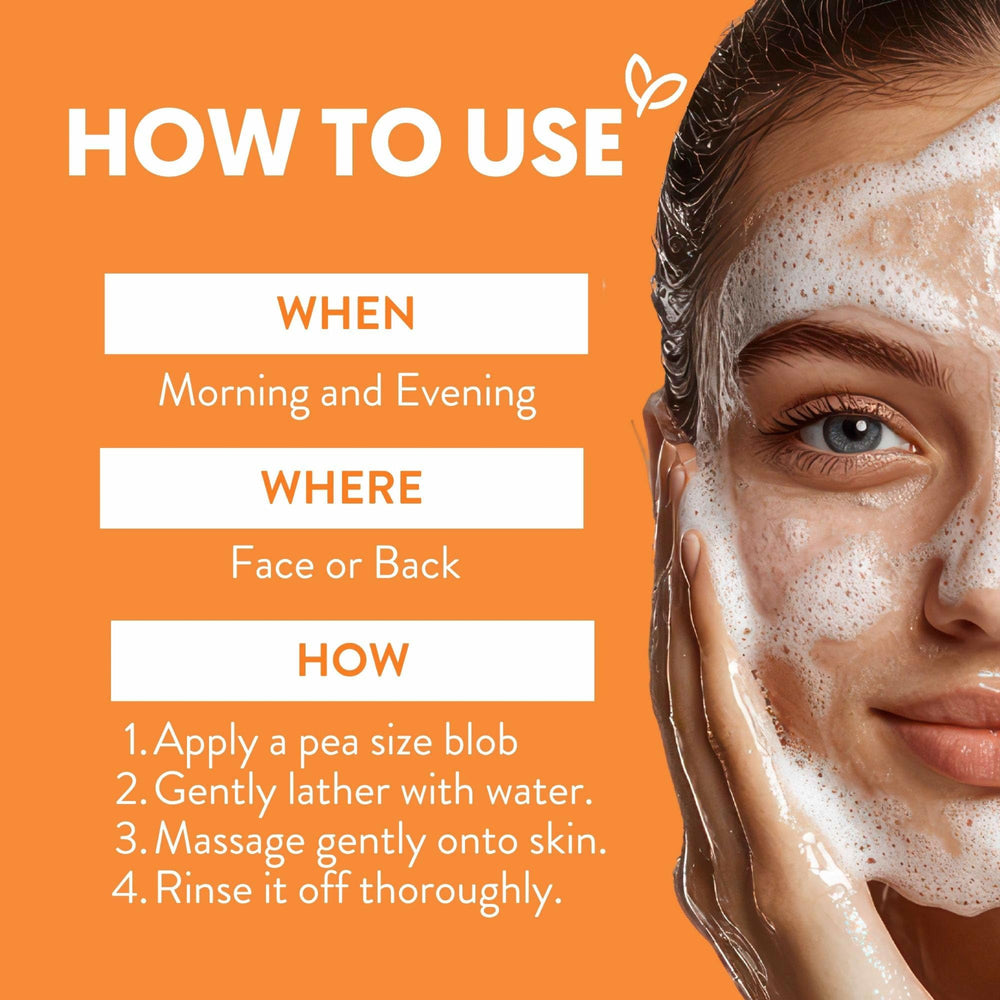 By Nature Vitamin C + Turmeric Gel Cleanser supports an even-toned look daily.