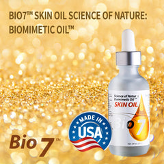 By Natures Bio7 Skin Oil calendula rosemary blend in bottle