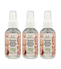 By Natures Collagen Rose Water Mist travel-size bottle for refreshed, balanced skin.
