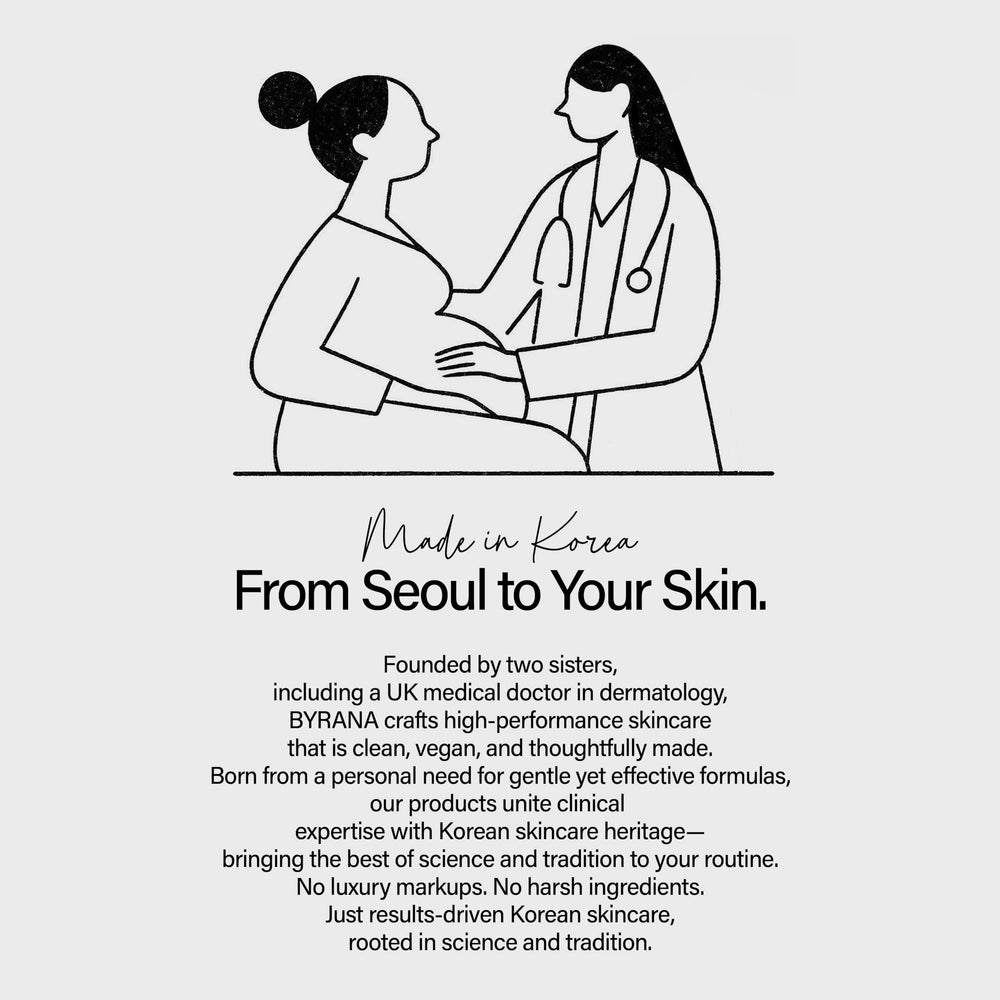 Facial application of BYRANA Dark Spot Clarity Oil in a skincare routine.