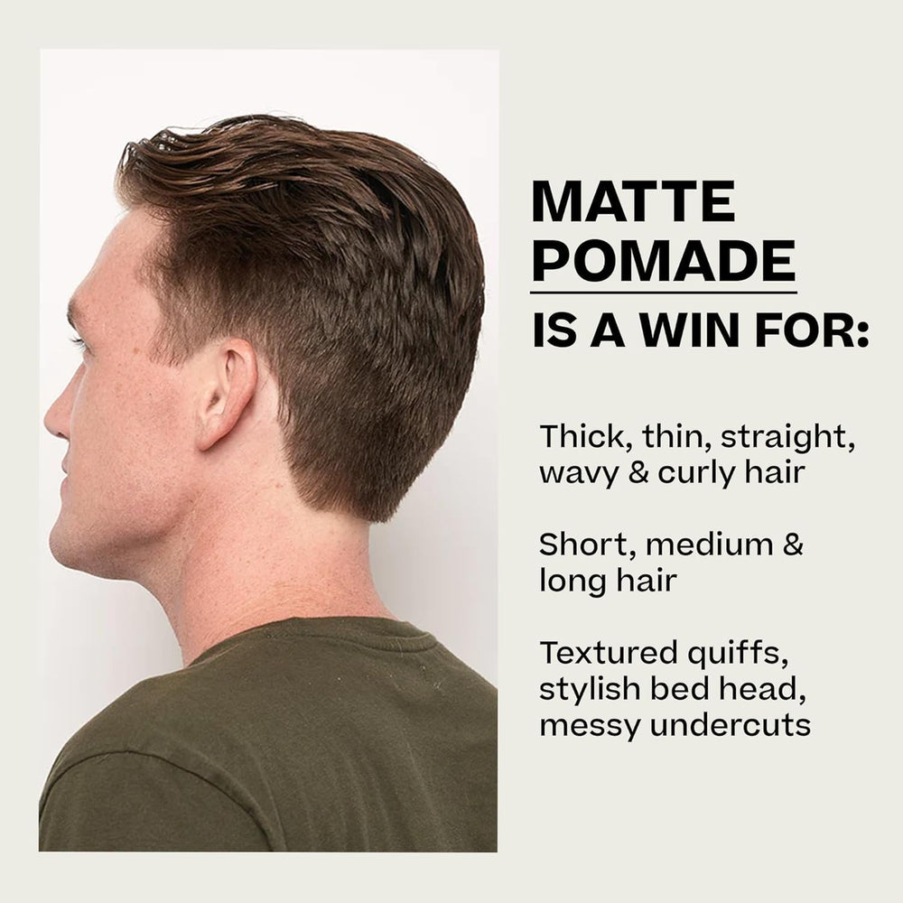 BYRD Pomade application on towel-dried hair for easy styling.