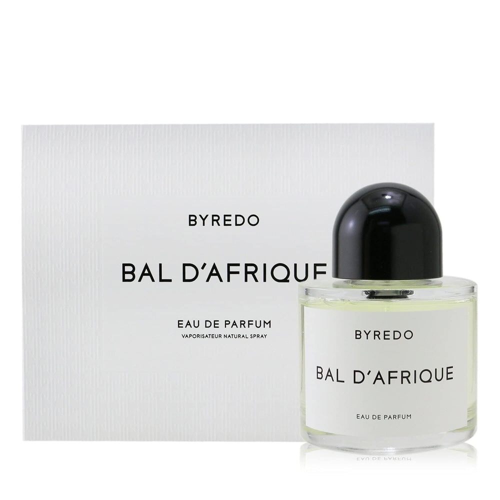 Byredo Bal Dafrique bottle top close-up, emphasizing a refined scent experience.