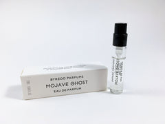 Byredo Mojave Ghost sample spray for on-the-go fragrance exploration and discovery.