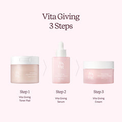 ByUR Vita Giving Keep Radiance toner pad with vitamin C derivatives for brightening potential.