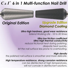 C & I six-in-one design combines three sizes for varied filing tasks.