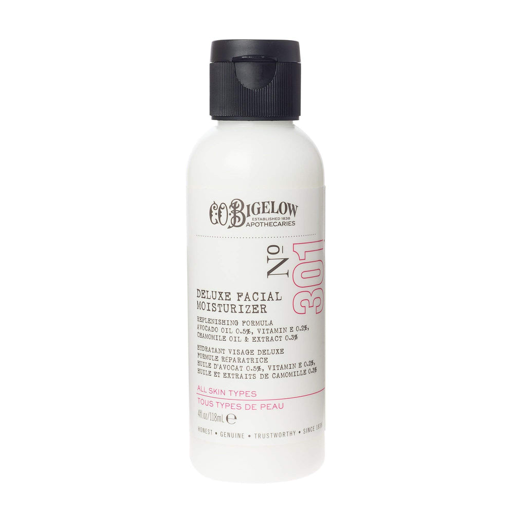 C.O. Bigelow Deluxe Moisturizer jar close-up for daily hydration