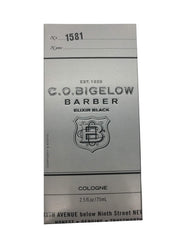 C.O. Bigelow Elixir Black bottle front, premium scent for evening wear