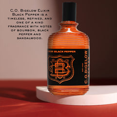 C. O. Bigelow Elixir Black Pepper gift box signaling premium gifting.