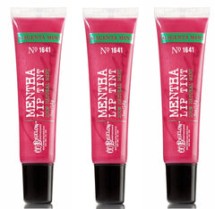 C.O. Bigelow Mentha Lip Tint 3-pack with sheer magenta mint shade and cooling sensation