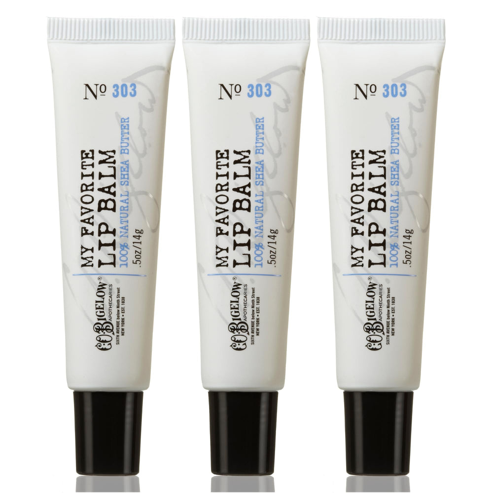 C. O. Bigelow My Favorite Lip Balm Tubes trio pack for on-the-go hydration