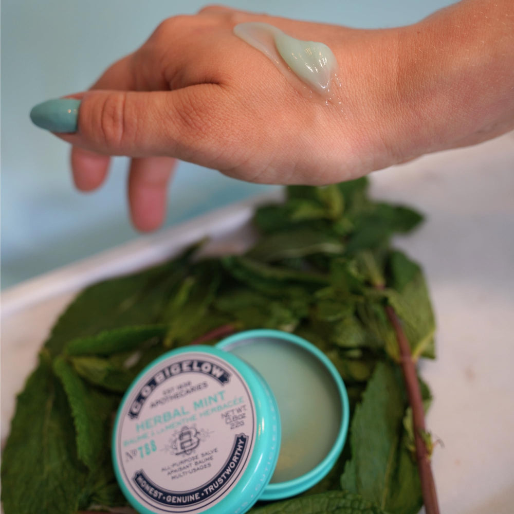 C.O. Bigelow salve tins are cruelty-free and USA-made.