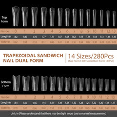 C12rtive box includes 280 molds in 14 sizes for all fingers.