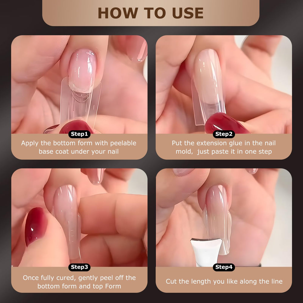C12rtive 14 sizes top-and-bottom forms cover a wide range of finger shapes