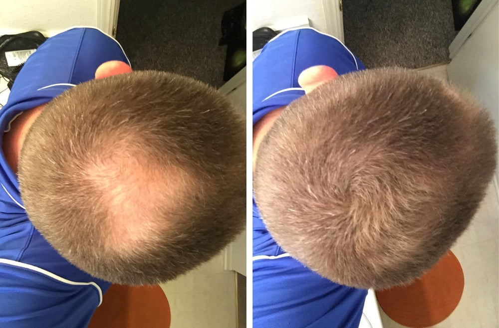 Caboki light brown shade blends with light brown hair