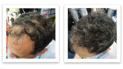 Caboki natural-look fiber blend creates seamless coverage for thinning hair.