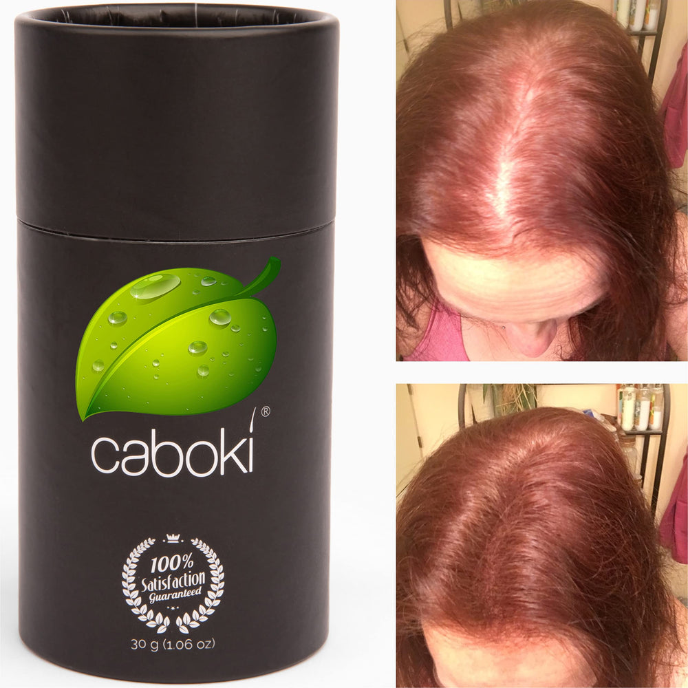 Caboki natural formula free of synthetic dyes and fillers.