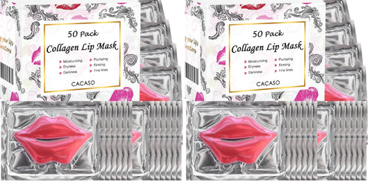 CACASO crystal lip mask rose pink, 50pc per pack, for hydrated lips.