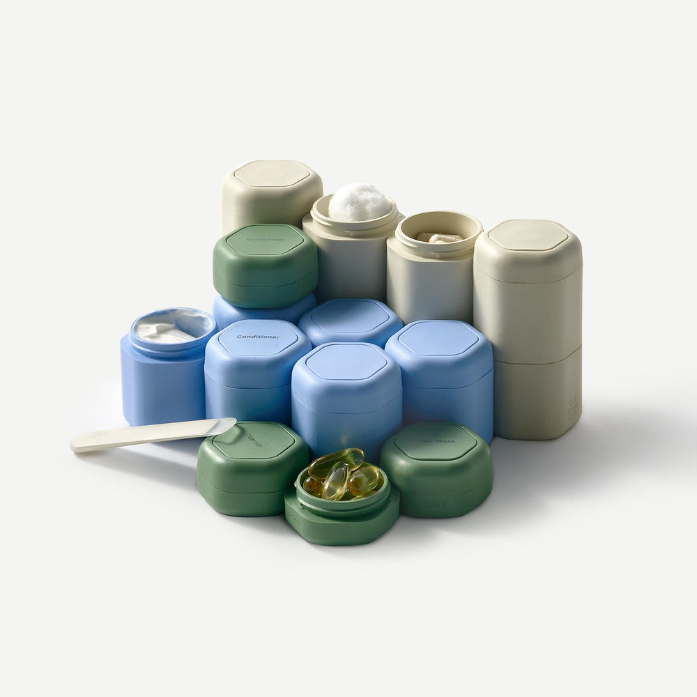 Cadence wide openings allow easy filling and refilling.