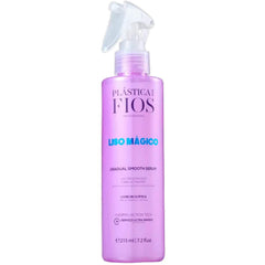 CADIVEU Liso Magico Smooth Serum bottle pour highlights long-lasting smoothness and shine