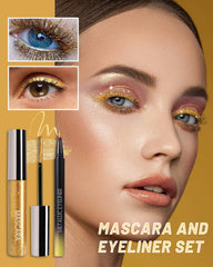 Caedelfly liquid eyeliner gold glitter pen provides precise, quick-dry shimmer along the lash line.