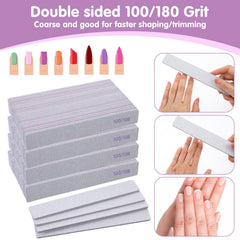 Caeuiciw durable washable emery boards for long-lasting use.