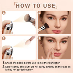 CAHIUYOA powder-puff blending for smooth, natural finishes.