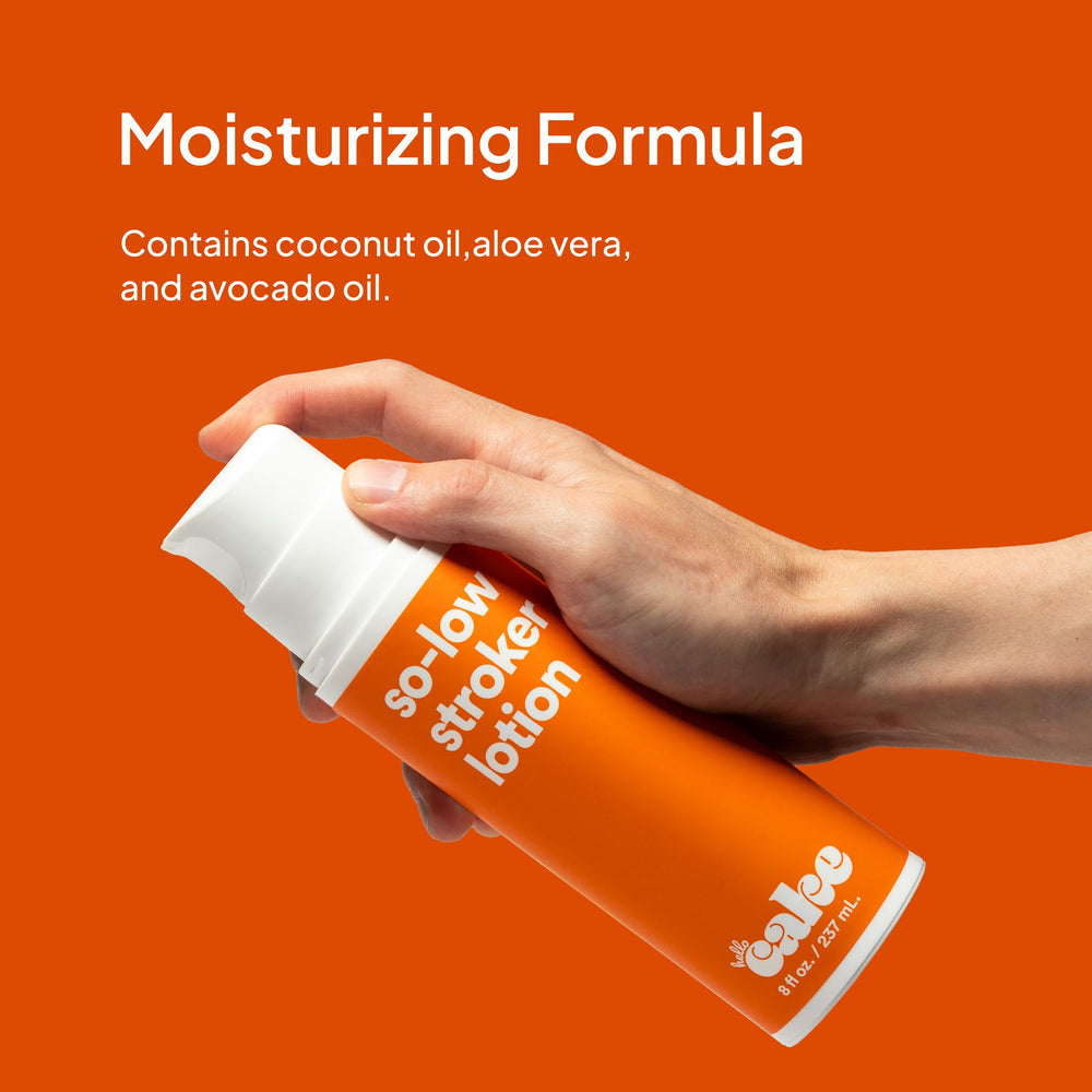 Cake So-Low Lotion ingredients: aloe, coconut and avocado oils nourish skin.