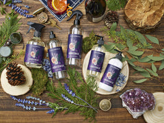 Caldrea label highlights phthalate-free formula and vegetable glycerin.