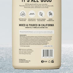 California Naturals Body Wash pump-foam demonstrates a rich, easy-to-apply lather