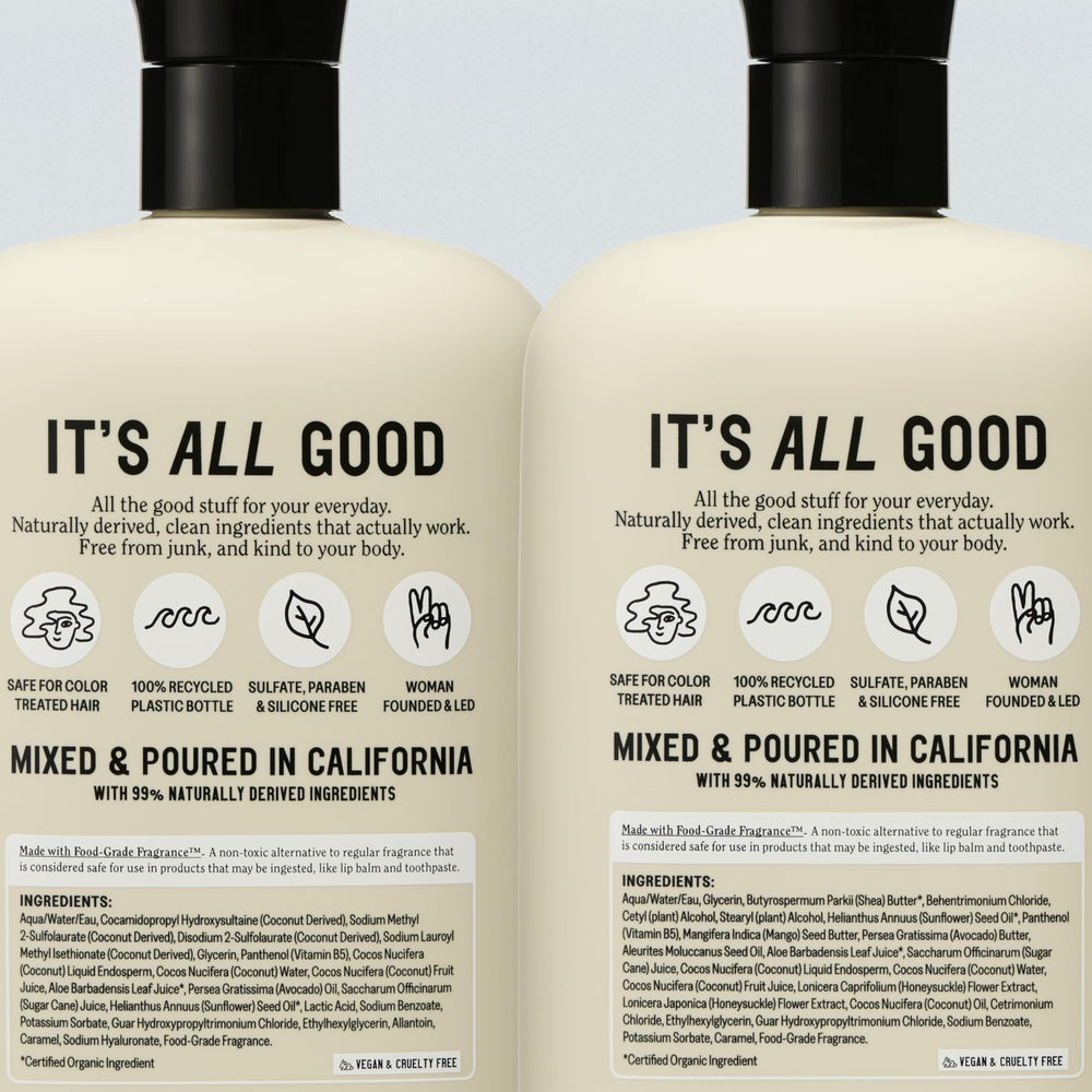 California Naturals conditioner close-up showing creamy, smooth texture