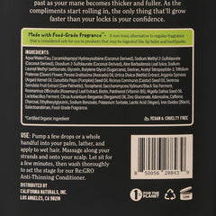 California Naturals Re:GRO label emphasizes pumpkin seed oil ingredients.