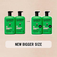 California Naturals 99% natural ingredients label, sulfate-free