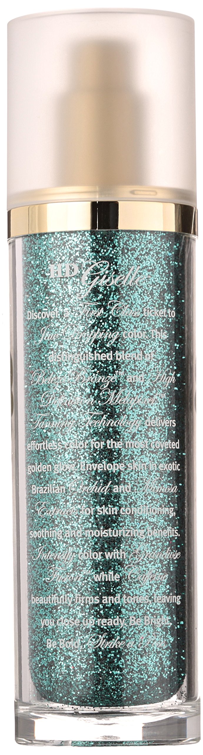 California Tan HD Giselle Step 1 application on skin demonstrates luxurious texture for even coverage.