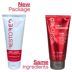 Restored 2-in-1 formula highlighting hyaluronic acid for hydration.