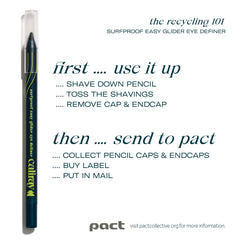 Caliray Surfproof Pencil Secret Spot Brown ideal for delicate eyelid area.