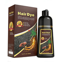 Callmynm Blonde Brown Hair Dye Shampoo bottle pour for easy at-home color.