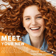 Callmynm light brown hair dye shampoo close-up of easy at-home styling.
