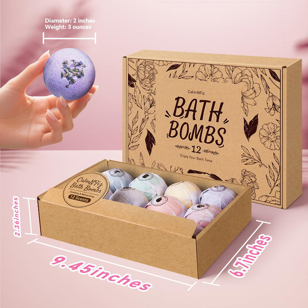 CalmNFiz Ocean bath bomb delivering bright colors and seaside-inspired calm