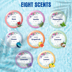 CalmNFiz lavender scent tablet provides calming notes for unwinding after work